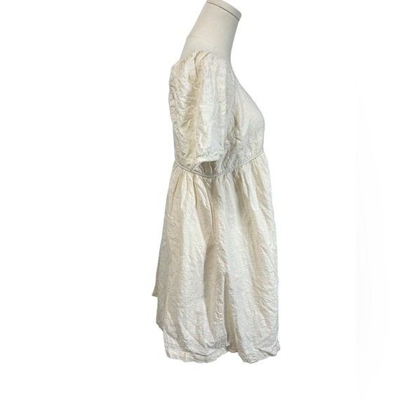 Hatch Maternity Lola Babydoll Ivory Mini Dress Baby Shower Party Boho Size S (1) - Picture 3 of 13